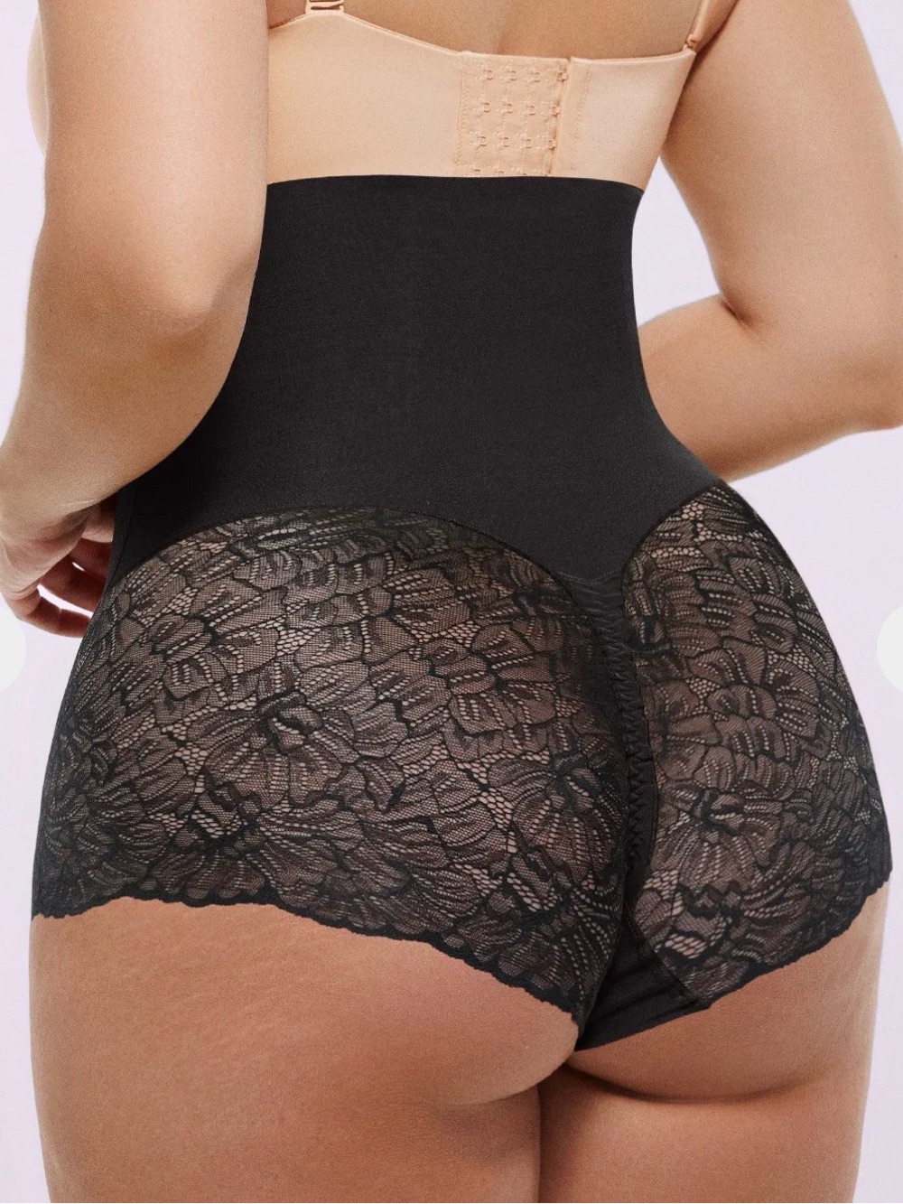 SHAPELLX MeshSmooth™
High-Waisted Sheer Lace Brief